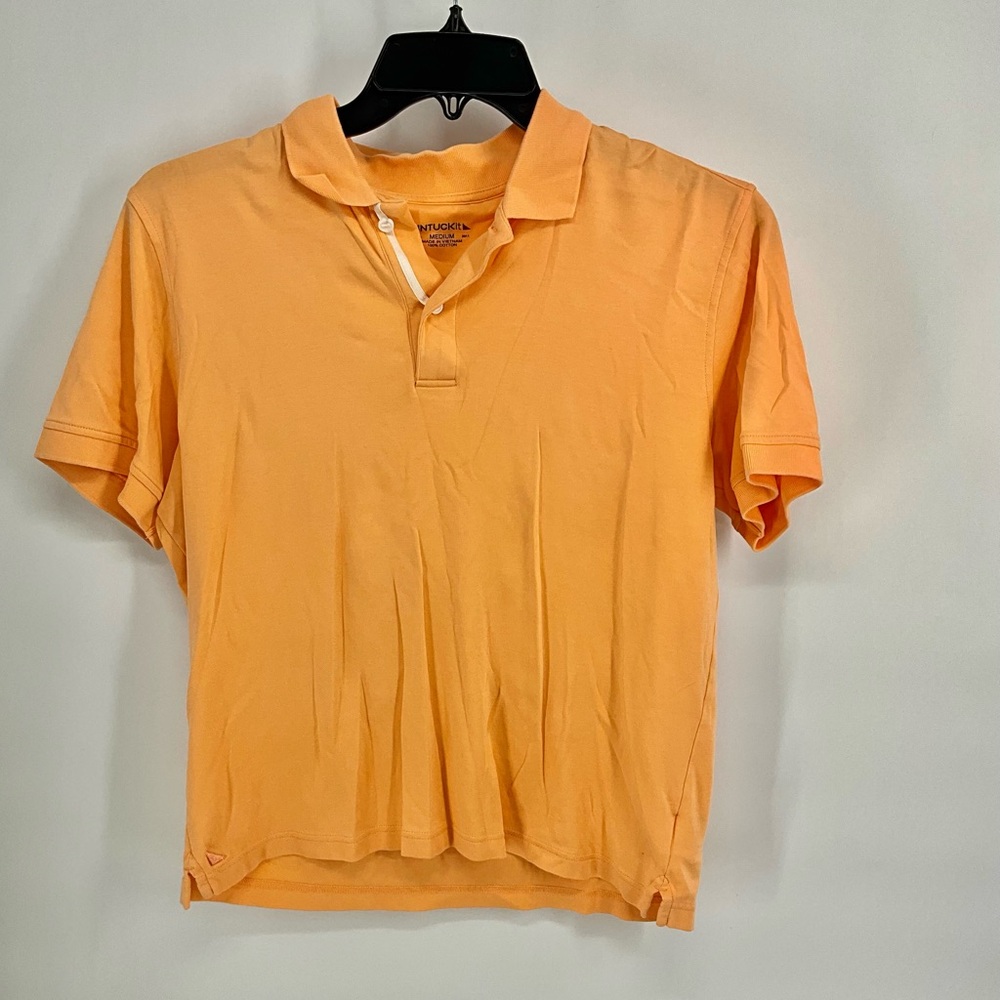 UNTUCKit Men's Orange Polo Shirt M